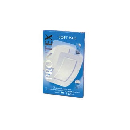 Safety Prontex  5 garze compresse adesive in TNT + 1 garza impermeabile 10 x12,5 cm