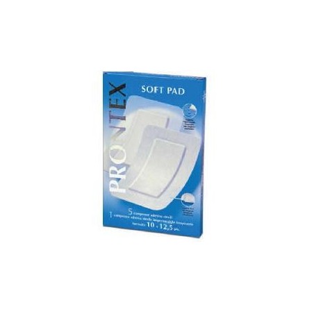 Safety Prontex  5 garze compresse adesive in TNT + 1 garza impermeabile 10 x12,5 cm