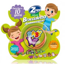 Zcare Natural Baby Braccialetto Allontana Zanzare per Bambini con oli essenziali