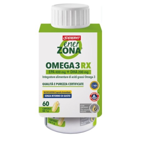 Enervit Enerzona Omega 3RX integratore di acidi grassi 60 capsule Enervit Enerzona Omega 3RX integratore di acidi grassi 60 capsule