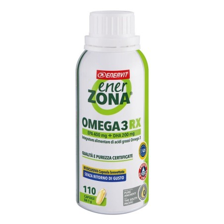 Enervit Enerzona Omega 3RX integratore con acidi grassi EPA DHA 110 capsule Enervit Enerzona Omega 3RX integratore con acidi grassi EPA DHA 110 capsule