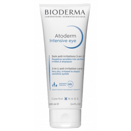 Bioderma Atoderm Intensive Eye Trattamento quotidiano 3-in-1 per palpebre irritate 100 ml Bioderma Atoderm Intensive Eye Trattamento quotidiano 3-in-1 per palpebre irritate 100 ml
