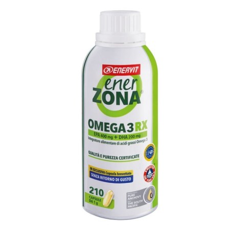 Enervit Enerzona Omega 3RX integratore con acidi grassi EPA e DHA 210 capsule Enervit Enerzona Omega 3RX integratore con acidi grassi EPA e DHA 210 capsule