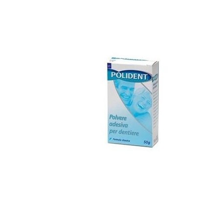 Polident polvere adesiva contro le infiltrazioni per protesi dentaria 50g Polident polvere adesiva contro le infiltrazioni per protesi dentaria 50g