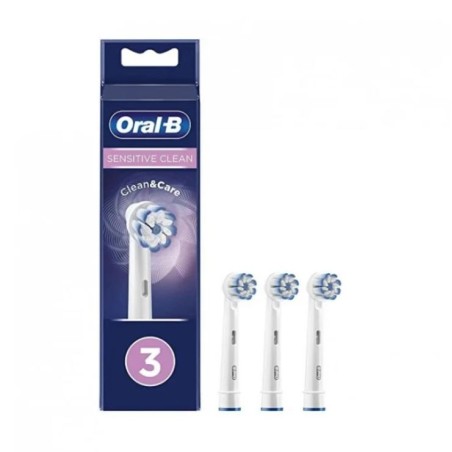 Oral B Sensitive Clean testine delicate per spazzolino elettrico 3 pezzi Oral B Sensitive Clean testine delicate per spazzolino elettrico 3 pezzi