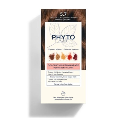 Phyto Color Kit 5,7 Castano Chiaro Tabacco 1 Latte 50 Ml + 1 Crema 50 Ml + 1 Maschera 12 Ml Phyto Color Kit 5,7 Castano Chiaro Tabacco 1 Latte 50 Ml + 1 Crema 50 Ml + 1 Maschera 12 Ml