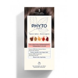 Phyto Color Kit 5 Castano Chiaro 1 Latte 50 Ml + 1 Crema 50 Ml + 1 Maschera 12 Ml