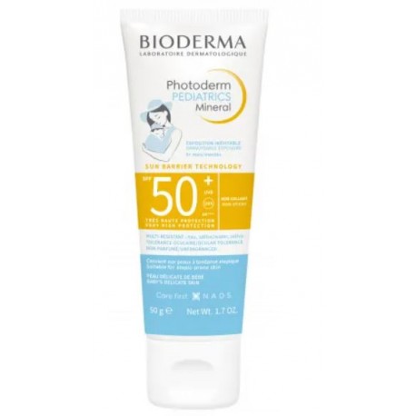 Bioderma Photoderm Pediatric Mineral SPF50+ crema solare per bambini 50 ml