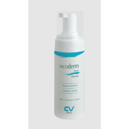 Cv Medical Iacoderm Acne Mousse detergente delicato pelle acneica 150 ml Cv Medical Iacoderm Acne Mousse detergente delicato pelle acneica 150 ml