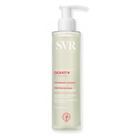 SVR Cicavit Gel detergente igienizzante viso corpo ultradelicato 200 ml