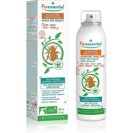 Puressentiel Spray Acaricida insetticida per tessuti 150 ml Puressentiel Spray Acaricida insetticida per tessuti 150 ml
