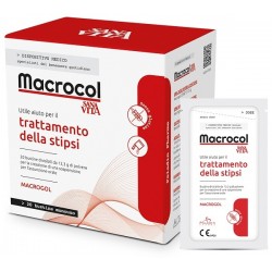 Macrocol Plus integratore per il trattamento della stipsi 20 bustine da 13,81 g