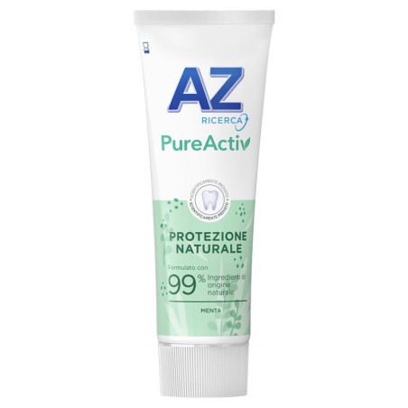 Pureactiv Protezione Naturale Dentifricio alla menta 99% naturale 75 ml Pureactiv Protezione Naturale Dentifricio alla menta 99% naturale 75 ml