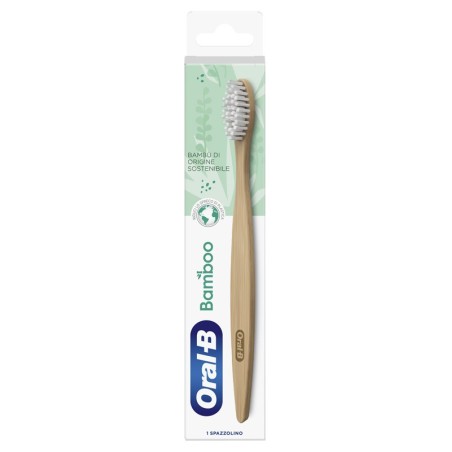 Oral B Bamboo Spazzolino manuale in materiale sostenibile 1 pezzo Oral B Bamboo Spazzolino manuale in materiale sostenibile 1 pezzo