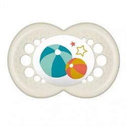Mam Original Succhietti in silicone per bimbi dai 16 mesi colore neutro 2 pezzi