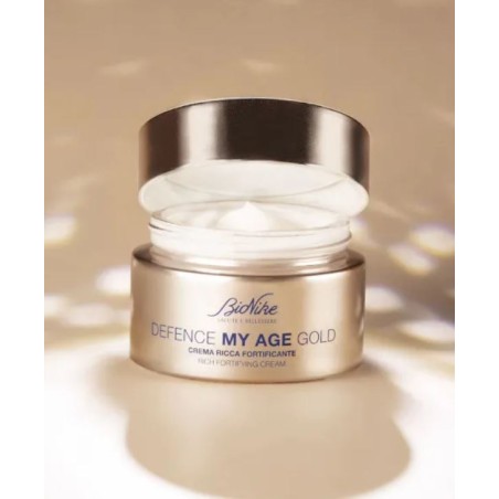 Bionike Defence My Age Gold Crema viso ricca fortificante per compattezza cutanea 50 ml Bionike Defence My Age Gold Crema viso ricca fortificante per compattezza cutanea 50 ml