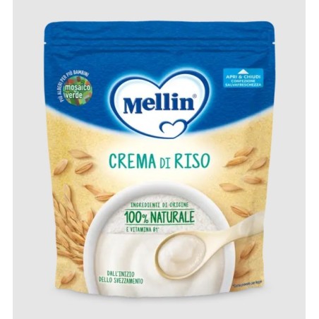 Mellin Crema Di Riso per prime pappe dei bambini da inizio svezzamento 200 g Mellin Crema Di Riso per prime pappe dei bambini da inizio svezzamento 200 g