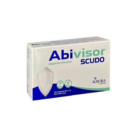 Aurora Biofarma Abivisor Scudo integratore per benessere intestinale 20 compresse Aurora Biofarma Abivisor Scudo integratore per benessere intestinale 20 compresse
