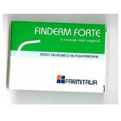 Finderm Forte 6 capsule molli vaginali riparatrici con acido ialuronico
