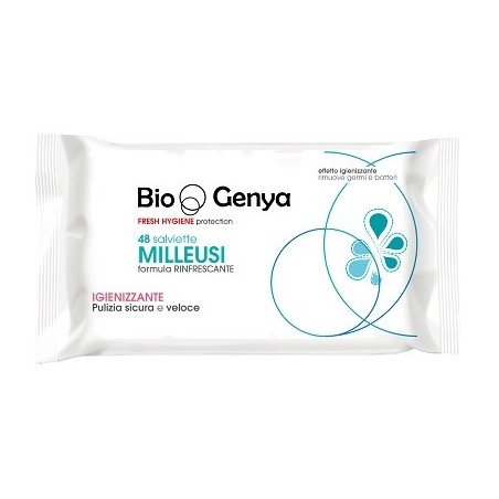 BioGenya salviettine milleusi igienizzanti 48 pezzi BioGenya salviettine milleusi igienizzanti 48 pezzi