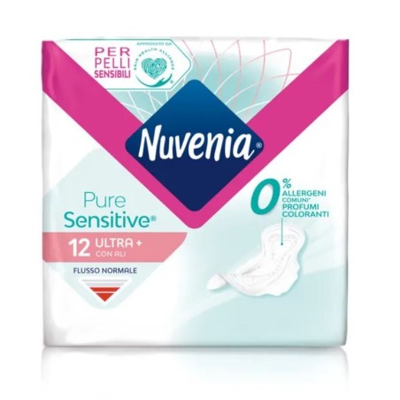 Nuvenia Pure Sensitive Assorbenti Ultra Giorno 12 pezzi Nuvenia Pure Sensitive Assorbenti Ultra Giorno 12 pezzi