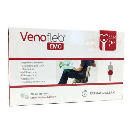 Venofleb Emo integratore contro sindrome da insufficienza venosa cronica 20 compresse
