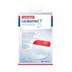 Leukomed T Skin Sensitive Medicazione post operatoria con massa in silicone 5 pezzi 7,2x5 cm
