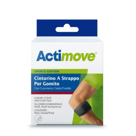 Actimove Sports Cinturino a strappo per gomito con cuscinetto caldo/freddo