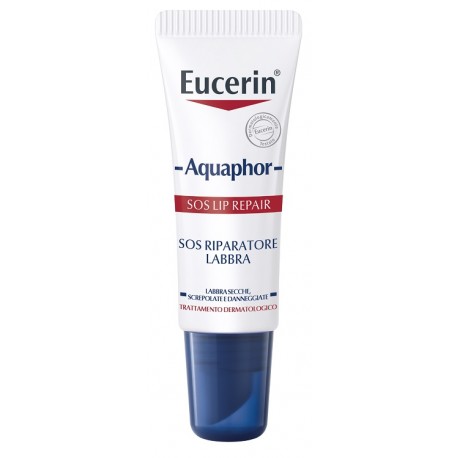 Eucerin Aquaphor SOS Trattamento riparatore labbra secche e fissurate 10 ml