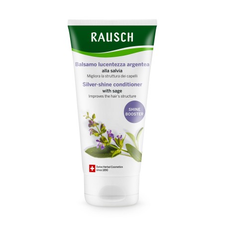 Rausch Balsamo alla Lucentezza Argentea anti giallo per capelli biondi e grigi 150 ml Rausch Balsamo alla Lucentezza Argentea anti giallo per capelli biondi e grigi 150 ml