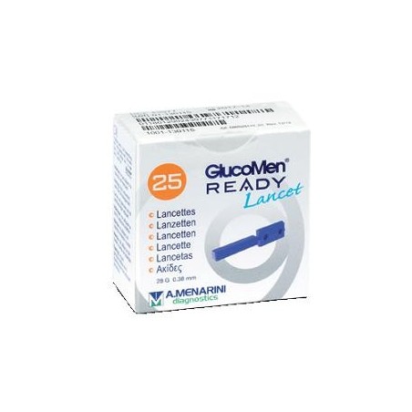 Glucomen Ready Lancet 25 Lancette Pungidito - autotest glicemia Glucomen Ready Lancet 25 Lancette Pungidito - autotest glicemia