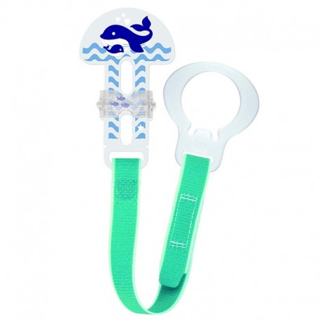 Mam Porta Succhietto Clip & Cover azzurro con copritettarella