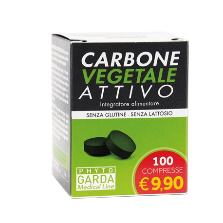Named Carbone Vegetale Attivo per l'eliminazione dei gas intestinali 100 compresse