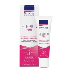 Flebion Forte crema correttiva verde per couperose e arrossamenti SPF 16 30 ml