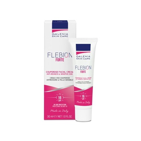 Flebion Forte crema correttiva verde per couperose e arrossamenti SPF 16 30 ml Flebion Forte crema correttiva verde per couperose e arrossamenti SPF 16 30 ml