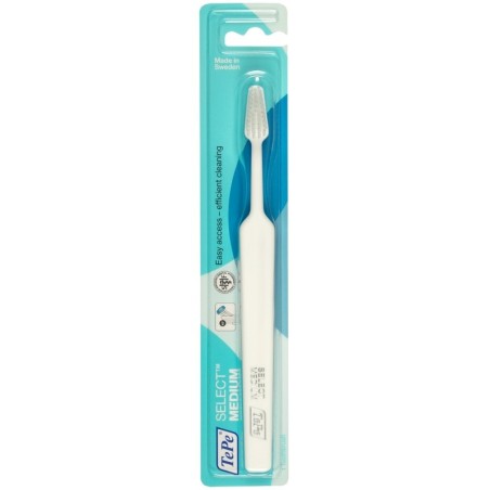 Tepe Spazzolino Select Medium spazzolino testina affusolata manico comodo 1 pezzo Tepe Spazzolino Select Medium spazzolino testina affusolata manico comodo 1 pezzo