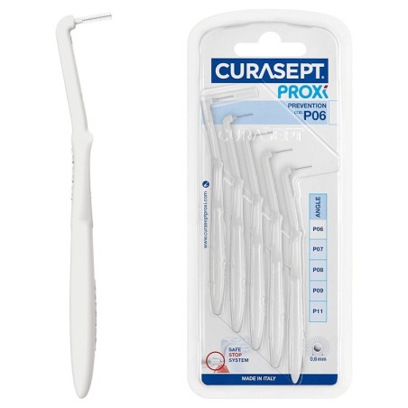 Curasept Proxi Angle P06 bianco/white scovolino spazi interdentali stretti Curasept Proxi Angle P06 bianco/white scovolino spazi interdentali stretti