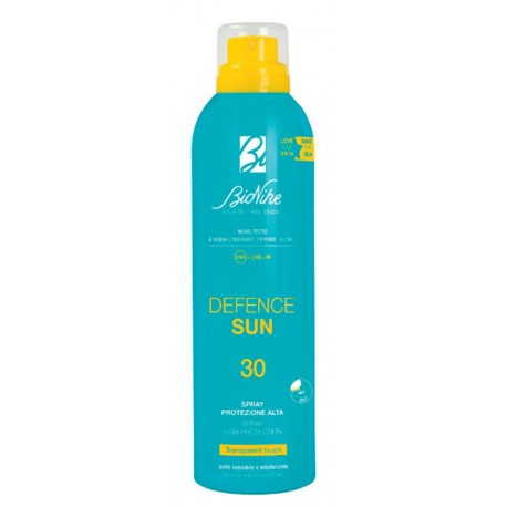 Bionike Defence Sun Spray Transparent Touch SPF30 protezione solare all'avanguardia 200 ml