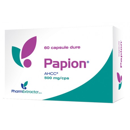 Pharmextracta Papion integratore per difese immunitarie dell'organismo 60 capsule dure