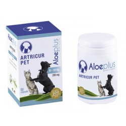 Aloeplus Artricur Pet integratore per muscoli e articolazioni di cani e gatti 0-11 kg 60 capsule