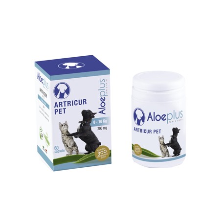 Aloeplus Artricur Pet integratore per muscoli e articolazioni di cani e gatti 0-11 kg 60 capsule
