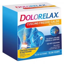 Dolorelax Med Cuscino riutilizzabile per terapia freddo-caldo con velcro fissante 11 x 26 cm