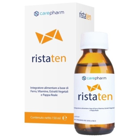 Carepharm Ristaten integratore ricostituente con ferro vitamine e minerali 150 ml Carepharm Ristaten integratore ricostituente con ferro vitamine e minerali 150 ml