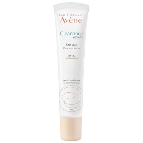 Avene Cleanance Women Trattamento giorno correttivo viso SPF30 per pelli adulte con imperfezioni, miste o grasse 40 ml