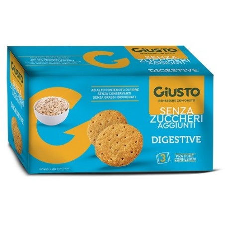Giusto Biscotti digestive dorati e friabili senza zuccheri aggiunti 3 x 75 g Giusto Biscotti digestive dorati e friabili senza zuccheri aggiunti 3 x 75 g
