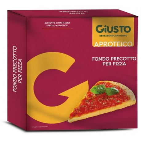 Giusto Aproteico Fondo precotto per pizza a ridotto contenuto di proteine 200 g