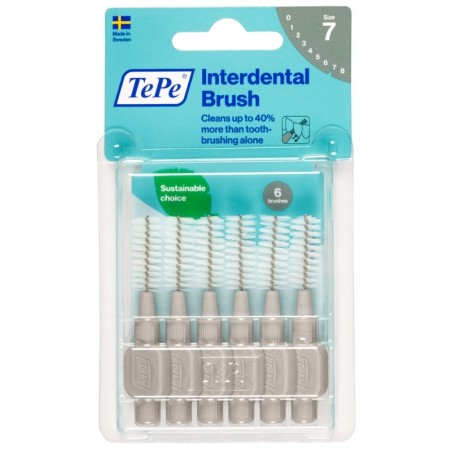 Tepe Scovolino Grigio 1,3 mm per igiene degli spazi interdentali 6 pezzi Tepe Scovolino Grigio 1,3 mm per igiene degli spazi interdentali 6 pezzi