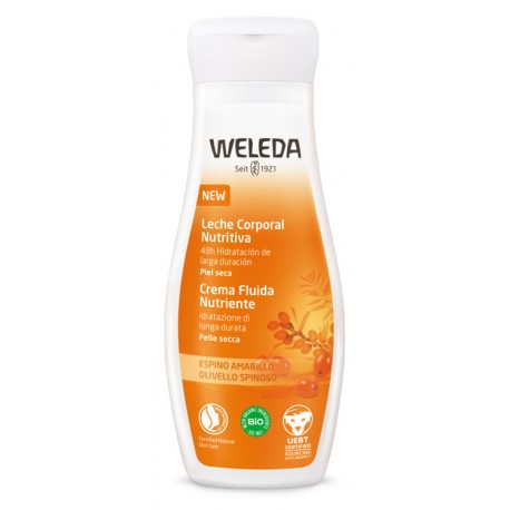 Weleda Crema fluida nutriente corpo all'Olivello Spinoso 100% bio 200 ml