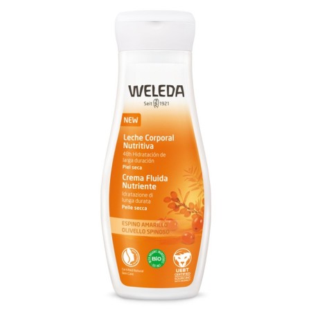 Weleda Crema fluida nutriente corpo all'Olivello Spinoso 100% bio 200 ml Weleda Crema fluida nutriente corpo all'Olivello Spinoso 100% bio 200 ml
