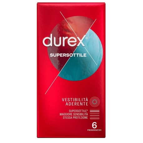 Durex Profilattico Supersottile 6 Pezzi